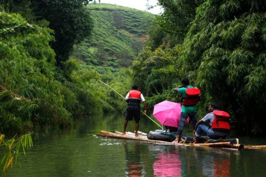 Bamboo Rafting in Periyar: A Unique Adventure in Kerala
